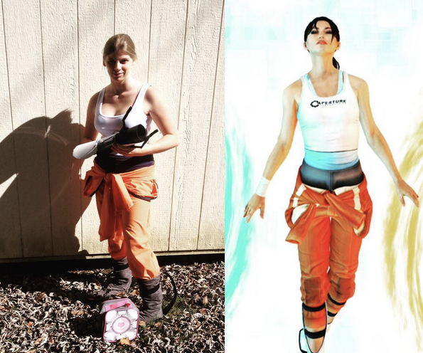 How to Make a Portal Costume Out of Trash and in One Day. 