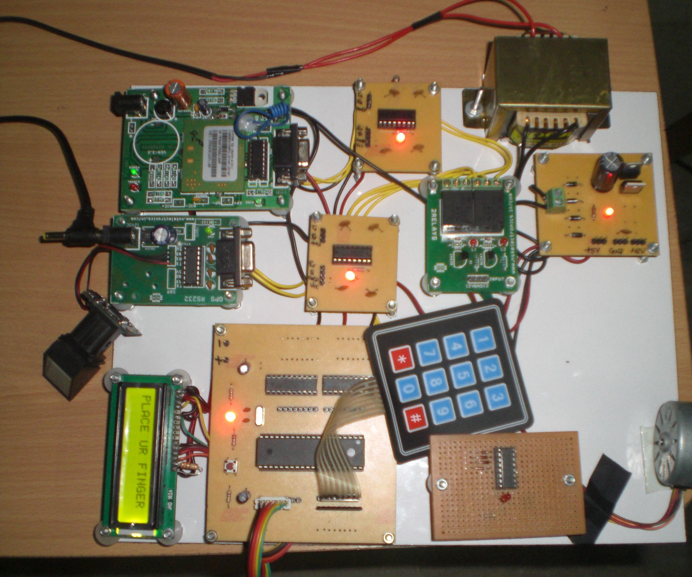 Prototype of Finger Print Based ATM Mechine & Whether Report System