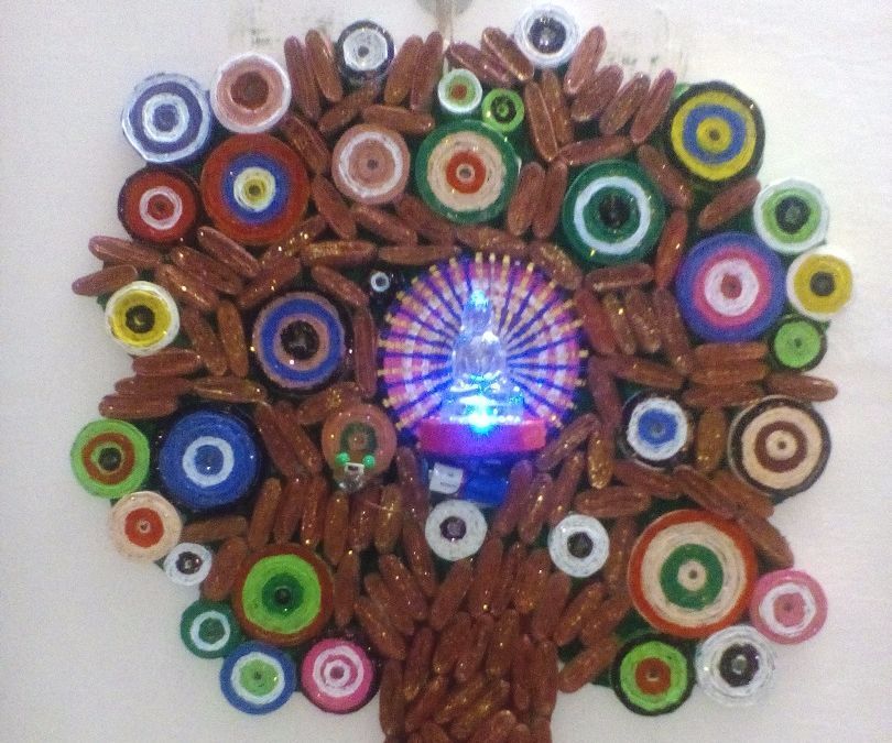 Wallhanging With a LED Stand