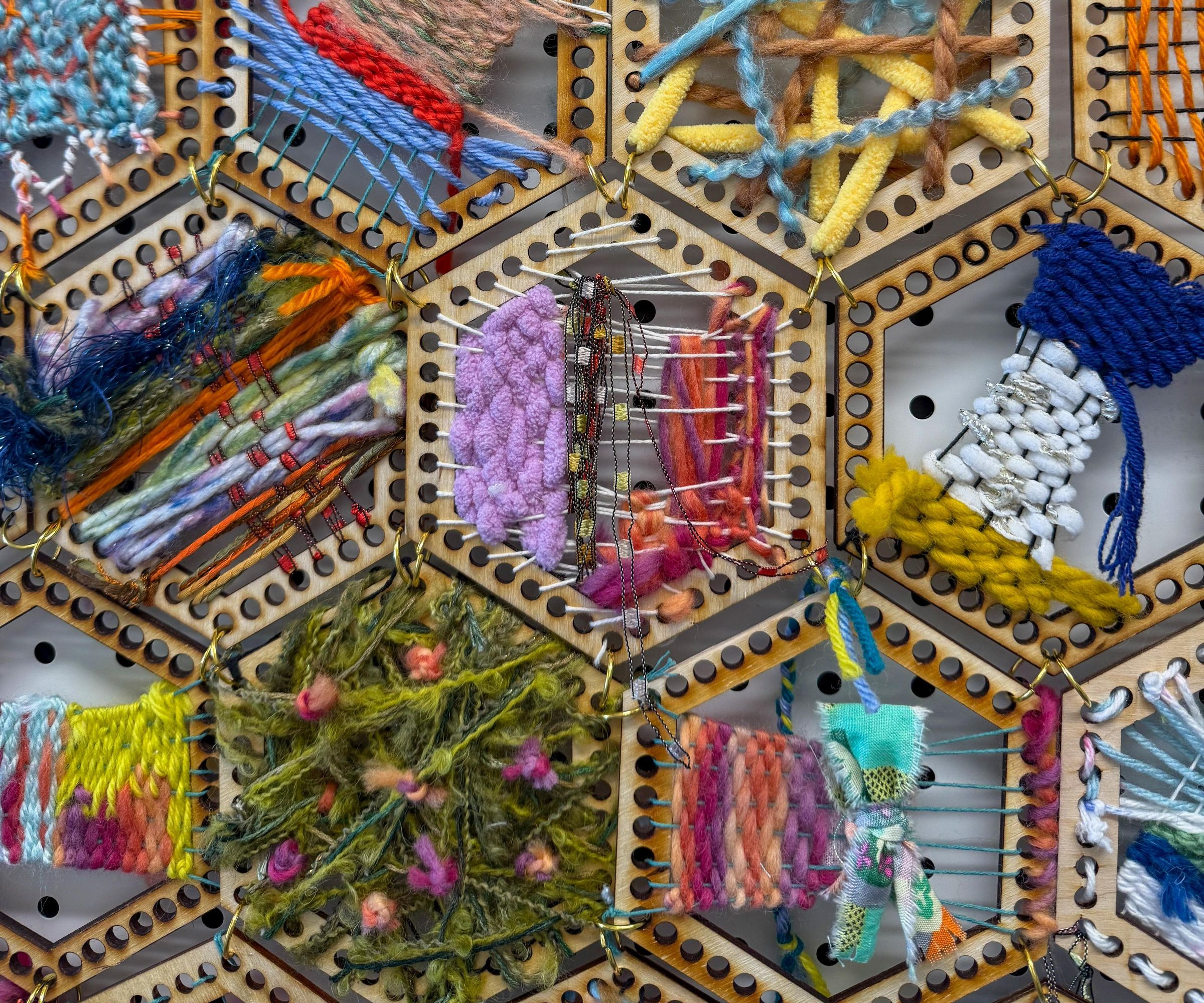 Laser Cut Looms for a Collaborative Art Installation