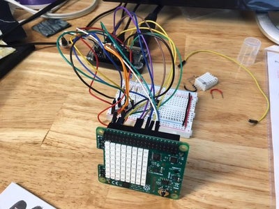 Raspberry Pi Sense HAT With Jumpers