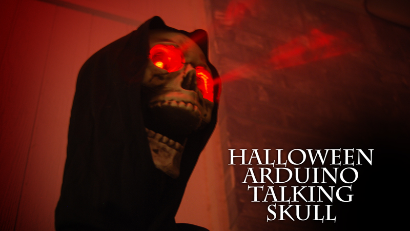 Talking Arduino Halloween Skeleton