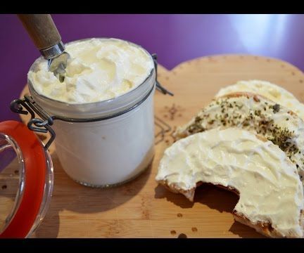 Easy Homemade Cream Cheese - Yogurt Cheese Spread 