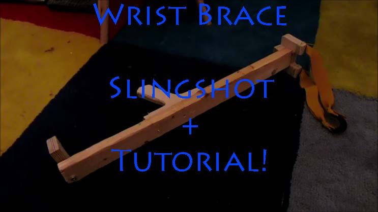 Very Powerful Wrist Brace Slingshot + Tutorial ⇔ the Art of Weapons