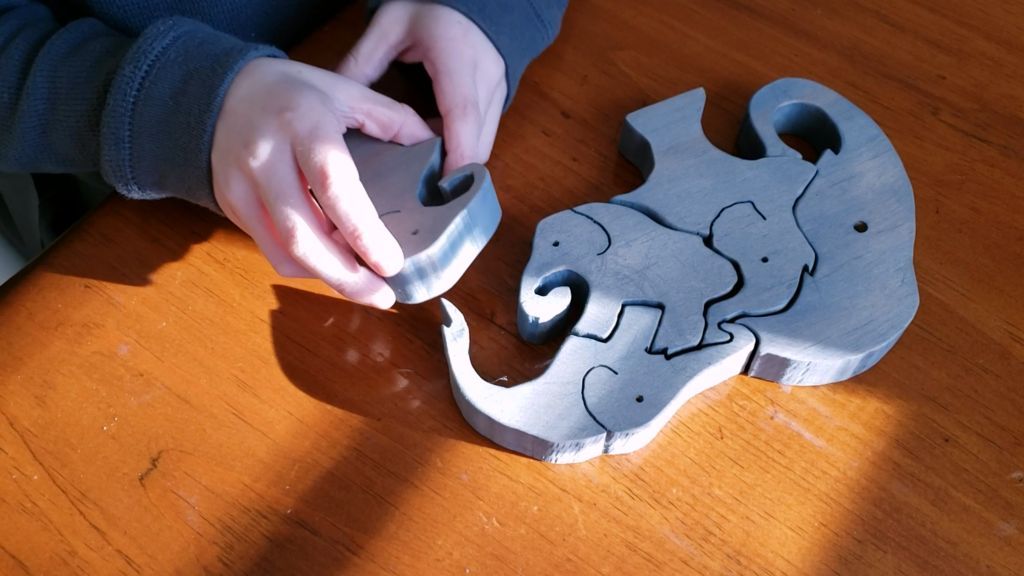 Children's Scroll Saw Puzzle 8 Steps