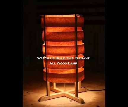 Build An Elegant Wood Lamp