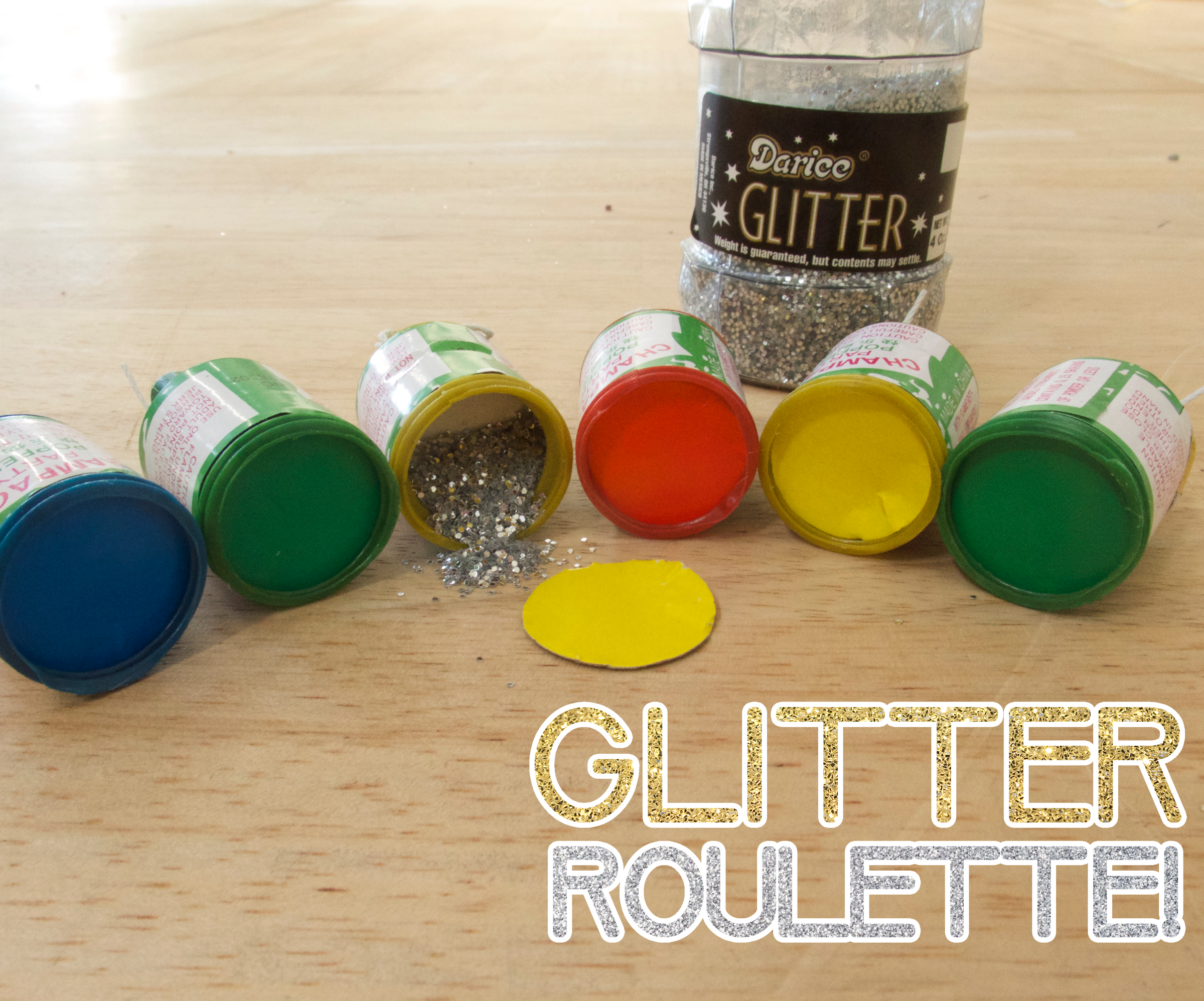 Glitter Roulette With Party Poppers