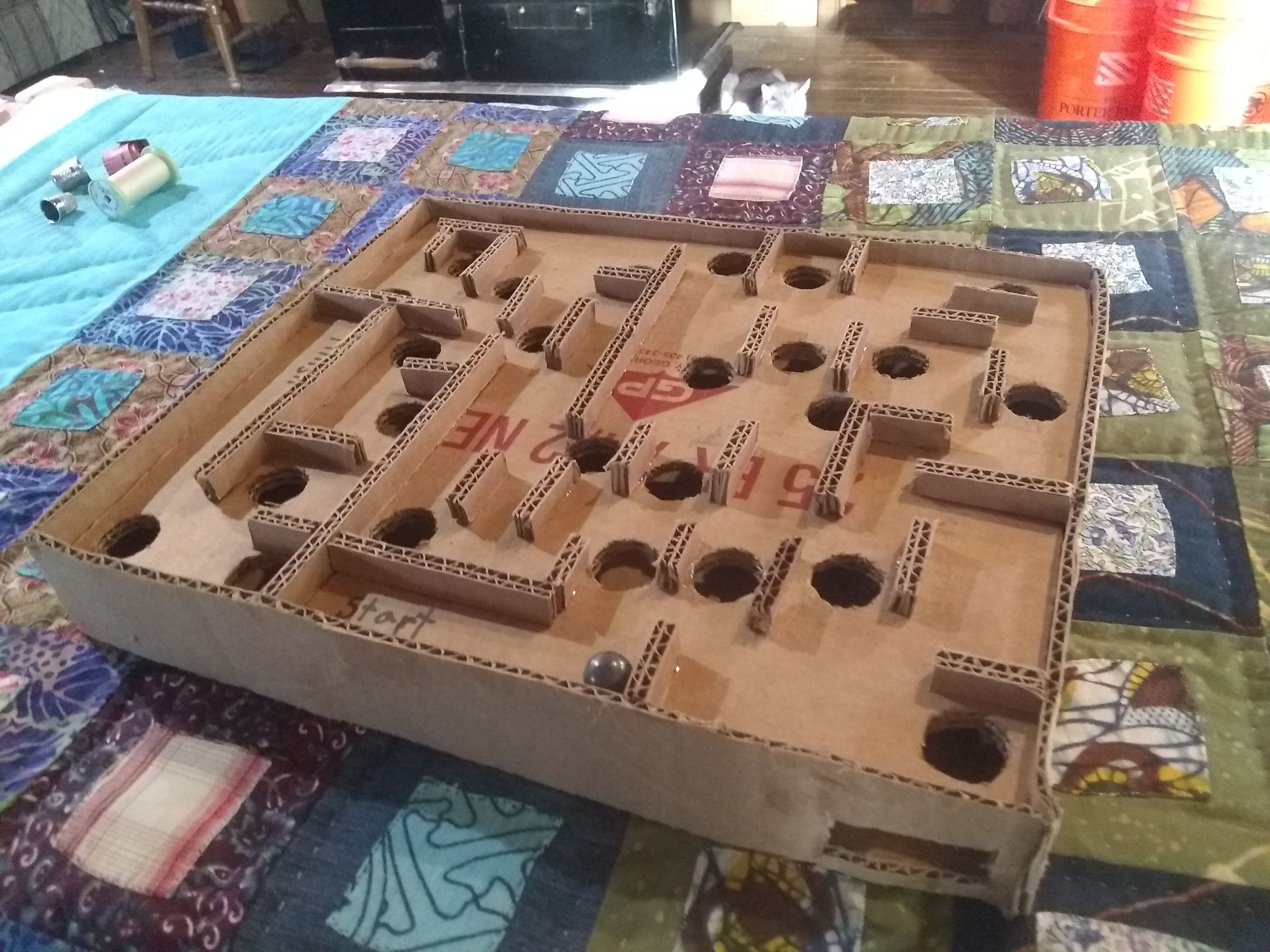 How to Make a Cardboard Marble Labyrinth : 5 Steps - Instructables