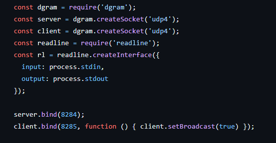 UDP Client Server Test