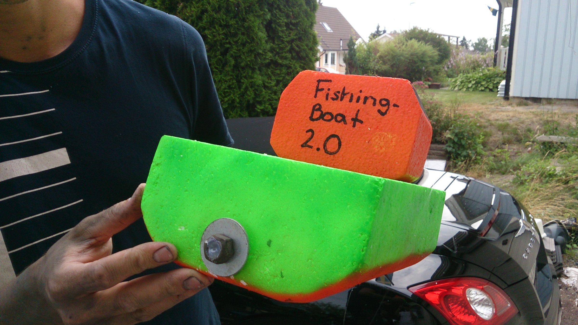 Styrofoam Fishing Boat/Barge for RC Trolling 5 Steps Instructables