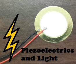 Generating Voltage on a Piezoelectric Disc Using Light