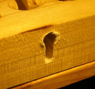 Pocket Key Screw Hole