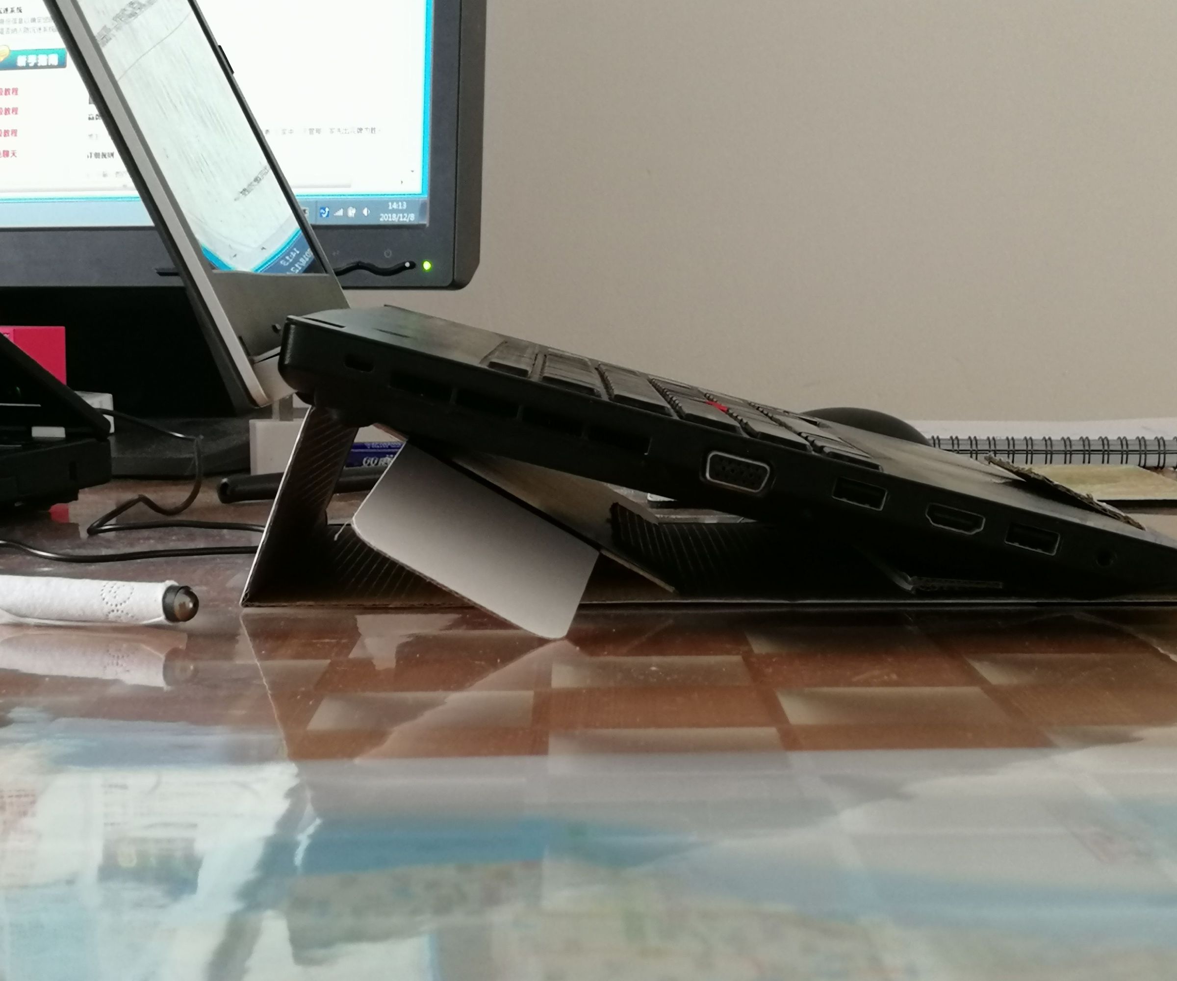 Cardboard: From Milk Package to Laptop Stand