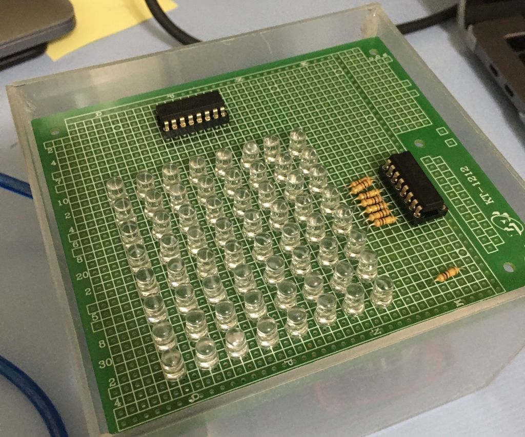 8x8 LED Display Board 7 Steps Instructables