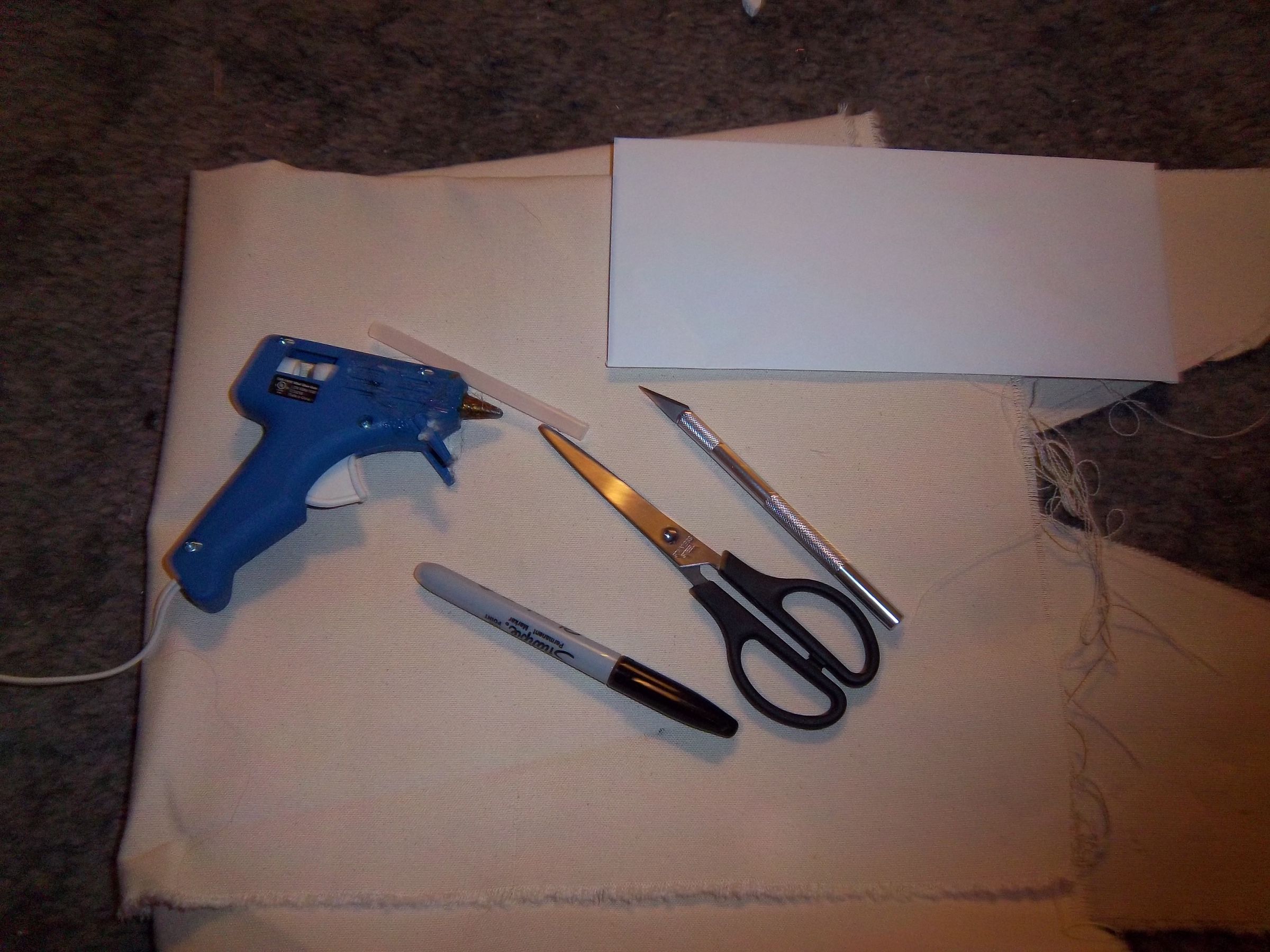 Sewless Canvas Envelope Clutch