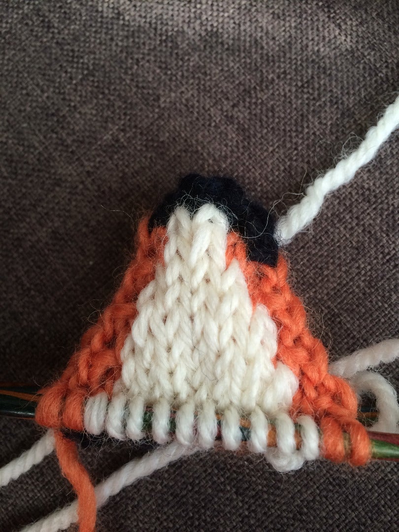 Making the Ears - Knitting in the Round