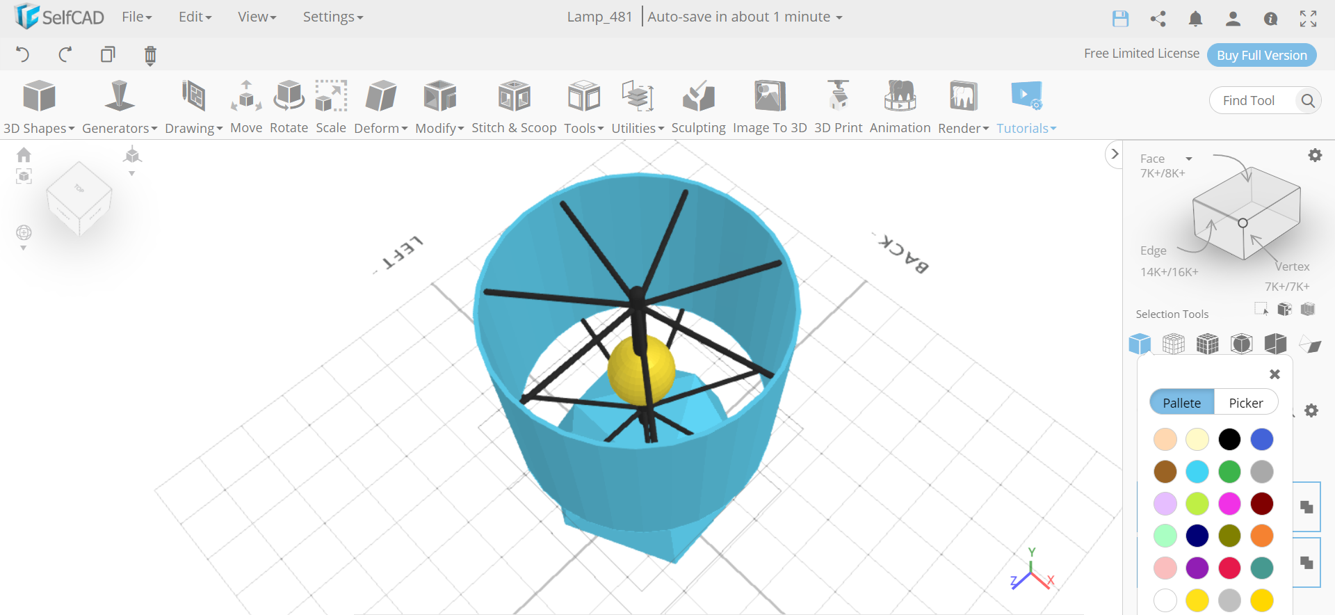 HOW TO CREATE a 3D LAMP USING 3D MODELING SOFTWARE : 8 Steps ...