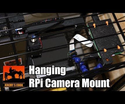 Raspberry Pi Upside Down Mount for 3D Printing