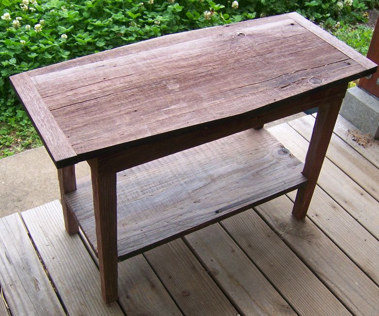 DIY Rustic Barnwood Table