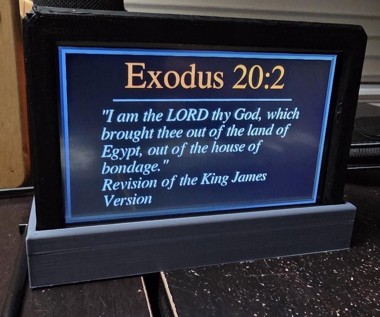 Bible Verse Clock