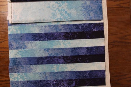 Combining the Applique Fabric Onto Background Fabric