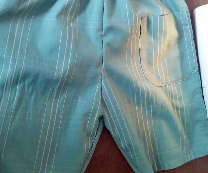 Pair of Boxer shorts from old shirt - DIY