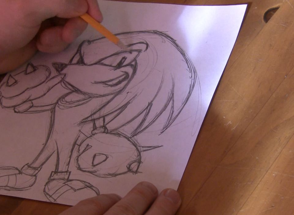 Learn How to Draw Knuckles From Sonic the Hedgehog