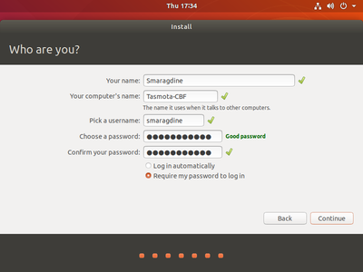 Creation of a "Ubuntu 18.04" VM