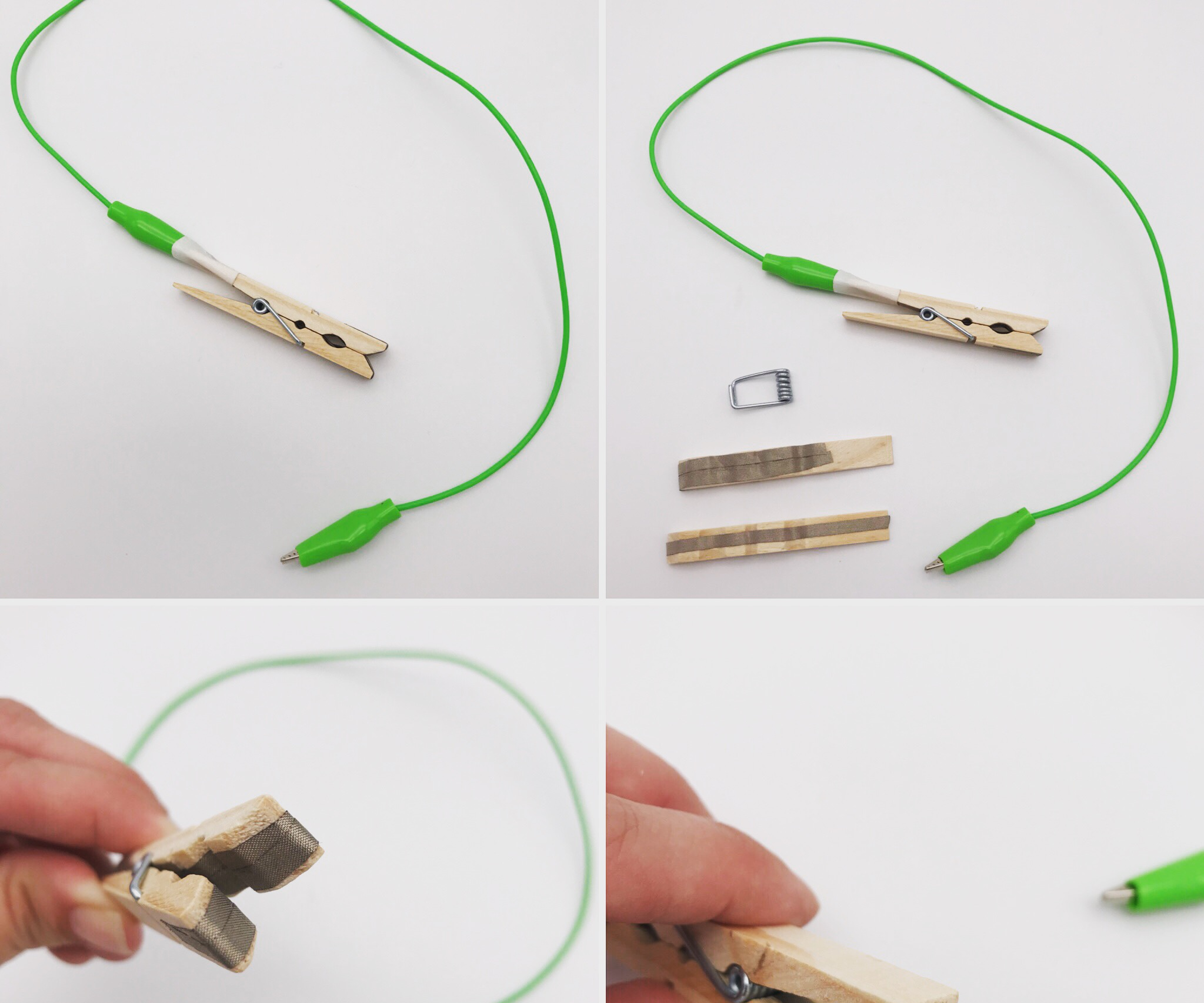 Kid Friendly Alligator Clips and Conductivity Game With Makey Makey