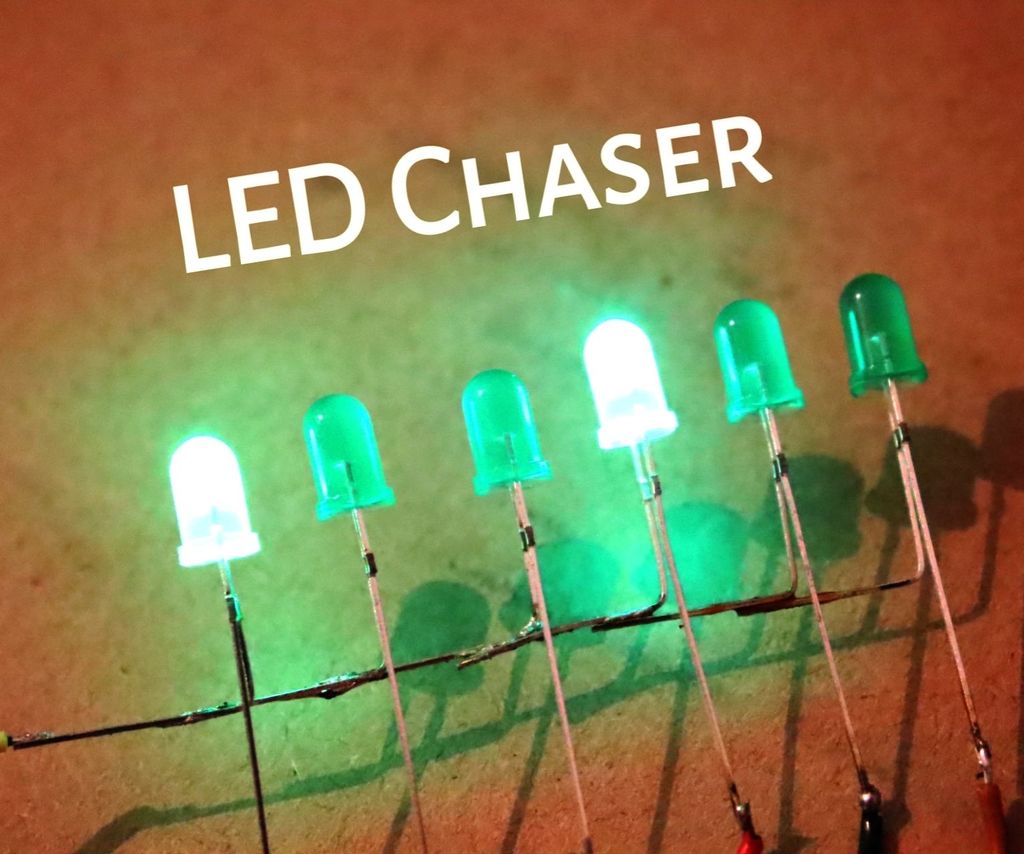 How to Make Best LED Chaser Circuit Without IC 15 Steps Instructables