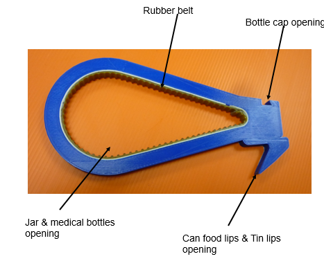 Elderly-centered Jar Opener (All-in-one Opener)