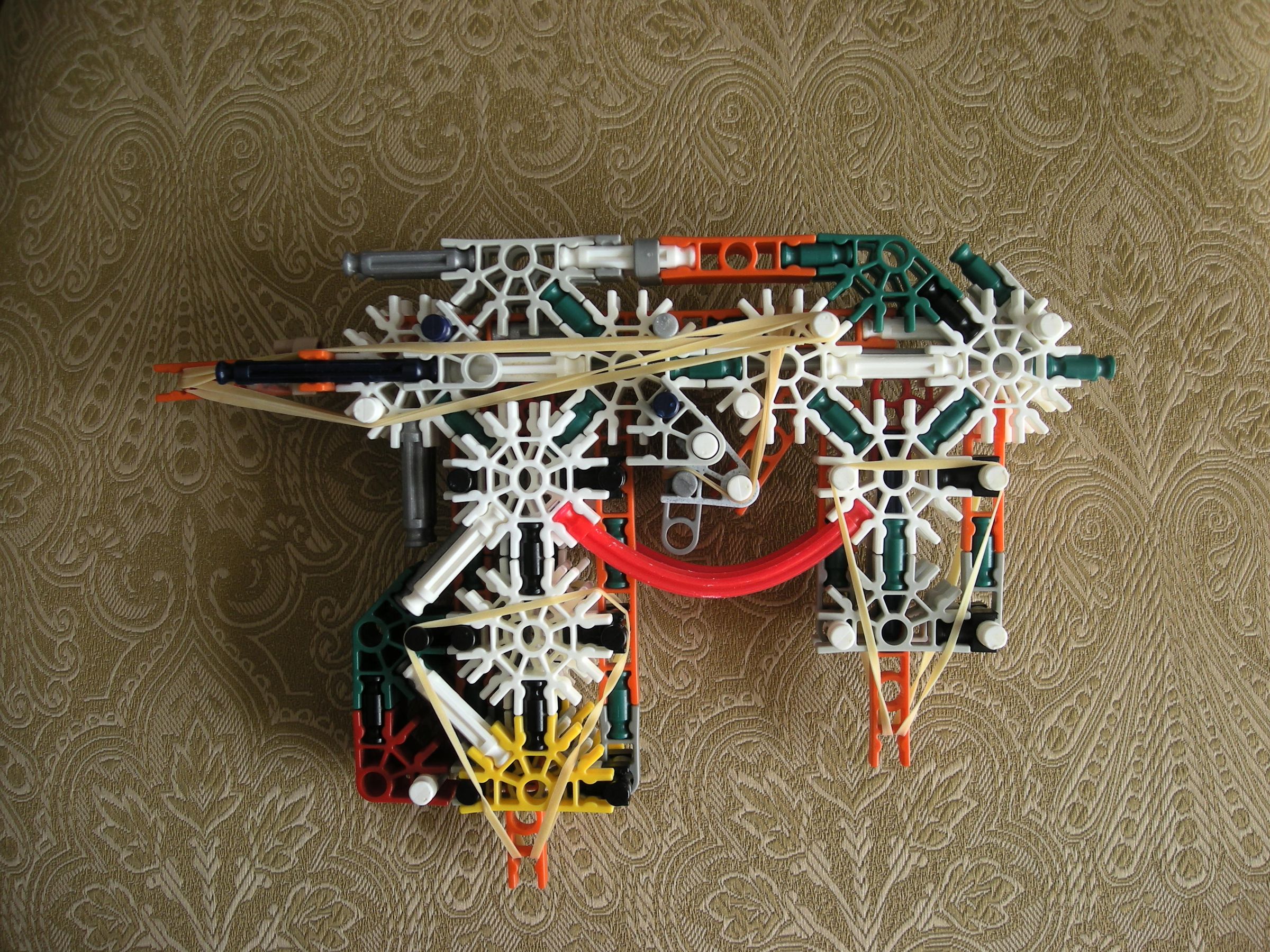 Dual Magazine K'nex Pistol.