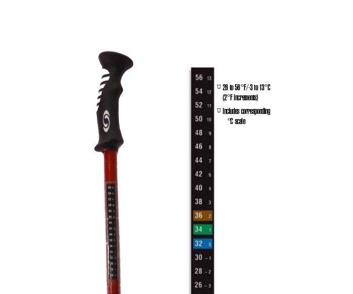 Ski Pole Thermometer