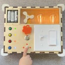 Busy Button Box - Montessori-style Electronic Board Toy for Toddlers