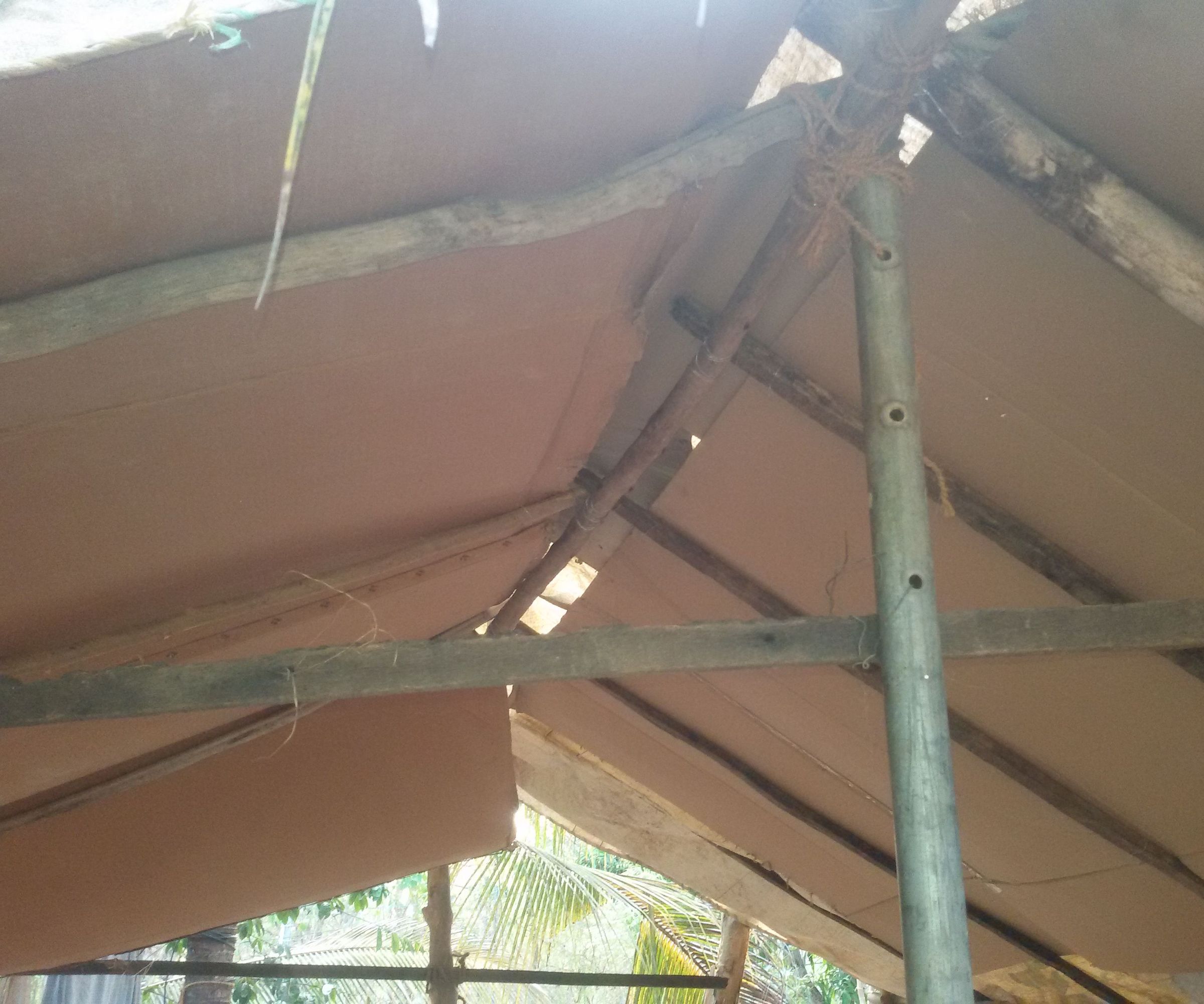 TRADITIONAL  HOUSE USING PACKAGING BOX