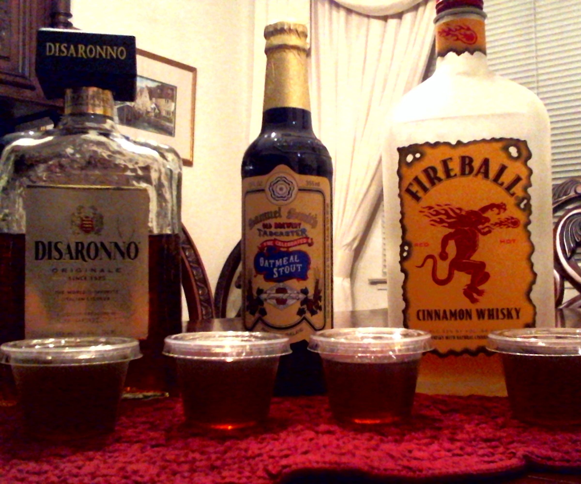 Cinnamon Oatmeal Jello Shots
