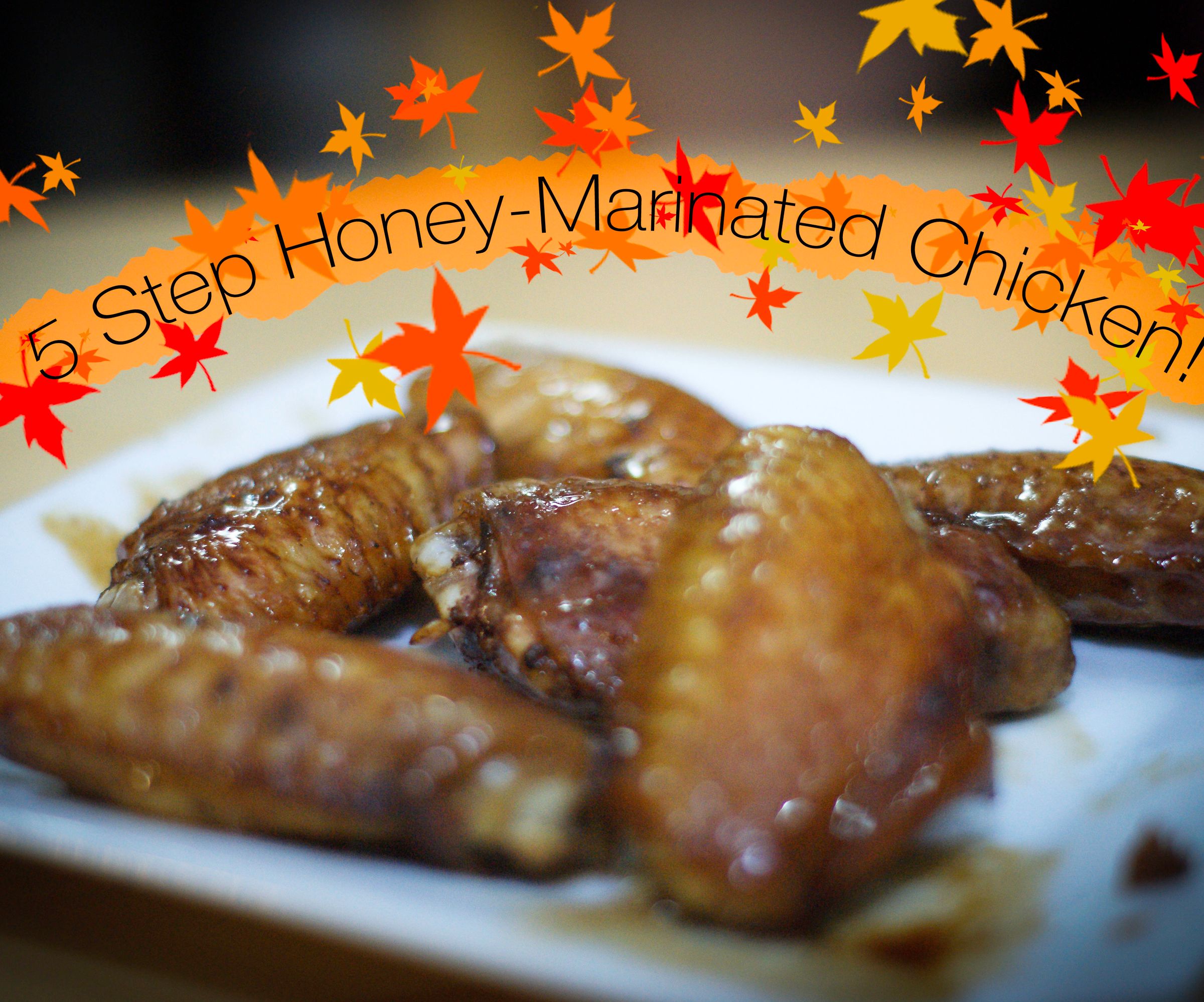 Easy 5-ingredient Honey Marinated Chicken!