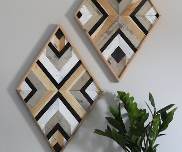 DIY Scrap Wood Wall Art