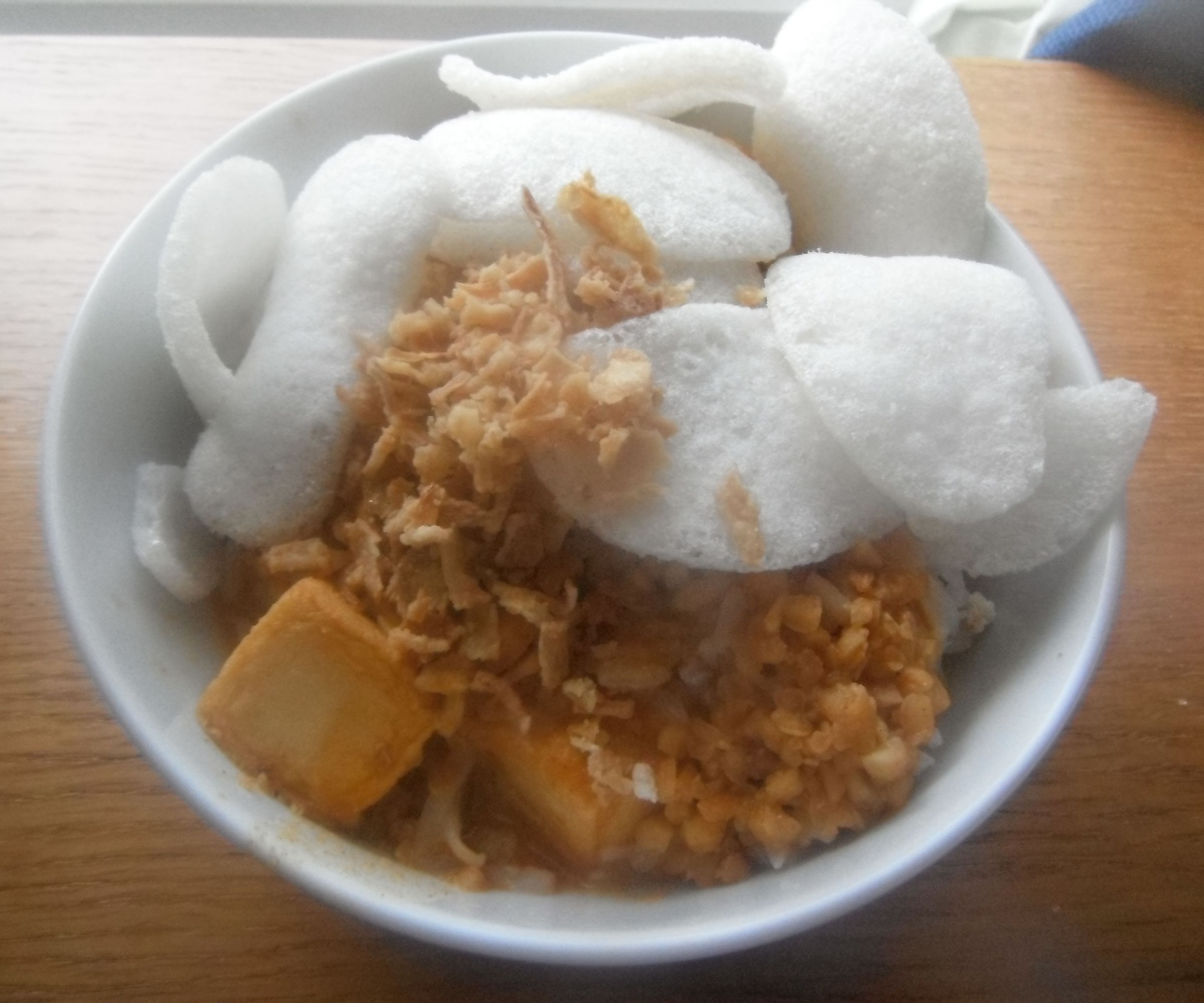 Tofu and Packed Rice Salad