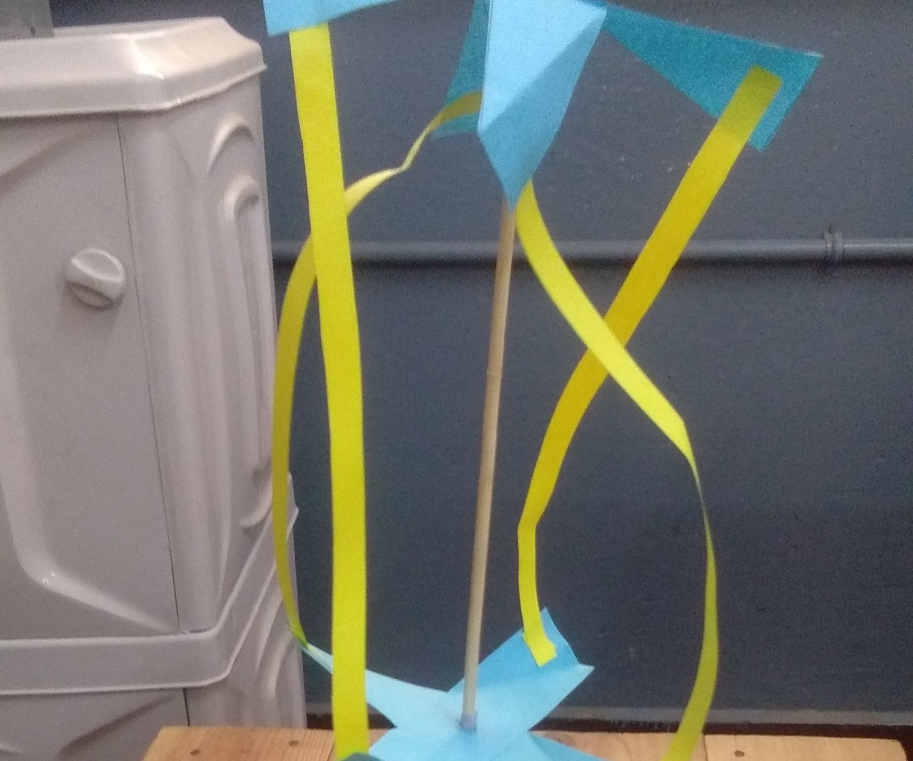 Four Blade Paper Fan