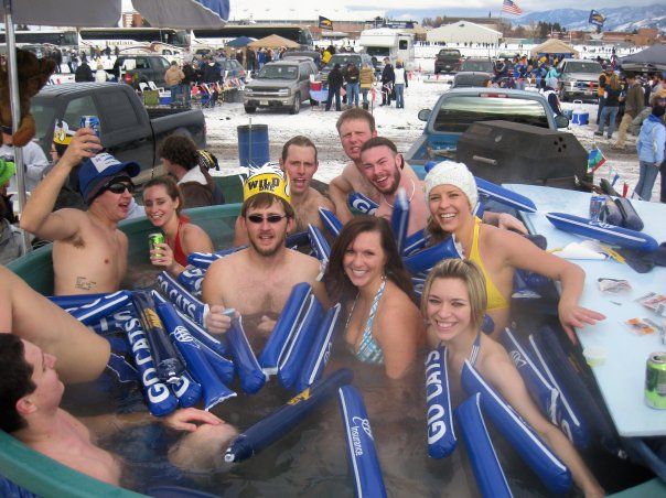 Home Made Hot Tub for the Football Tailgates!