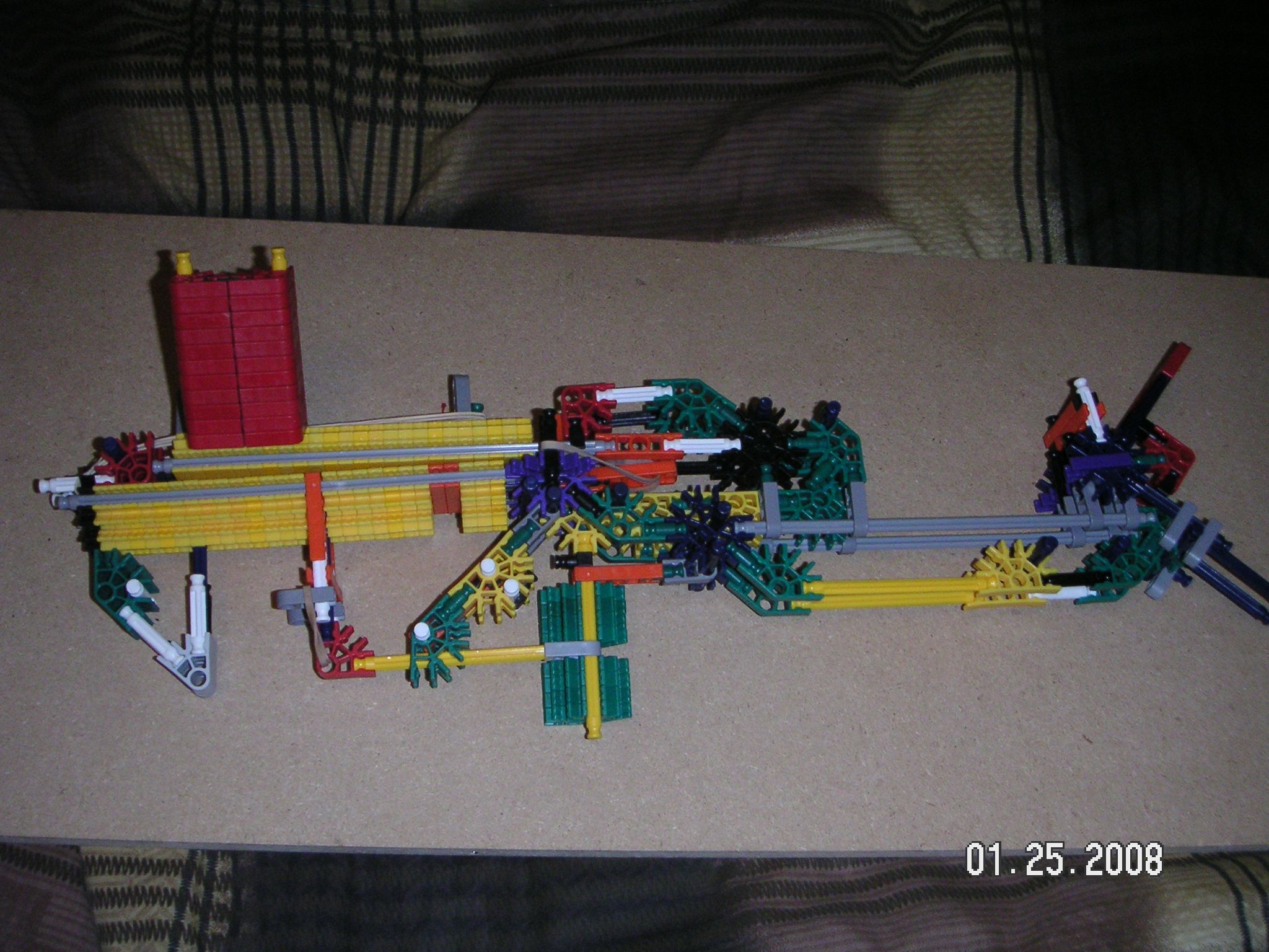 Knex Rifle That Uses a Slide