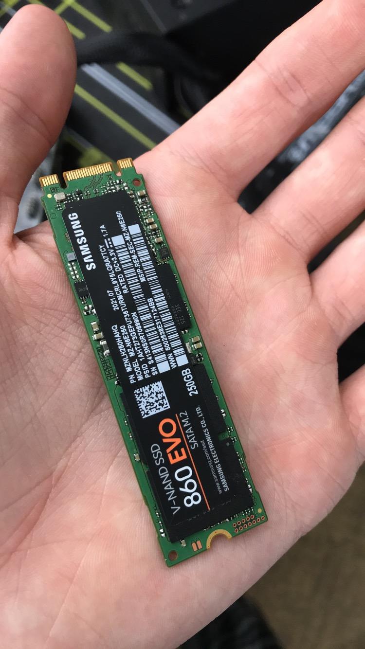 Installing an M.2 SSD