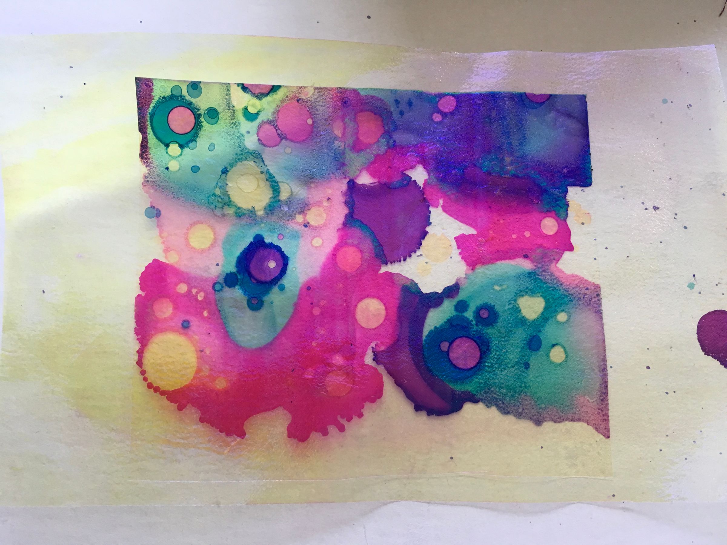 Alcohol Ink and Angelina Film GravityDefying Sculpture 6 Steps (with