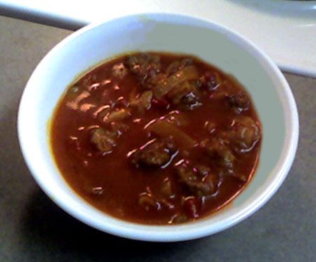 Spicy Tomato Soup (with Bacon and Sausage)