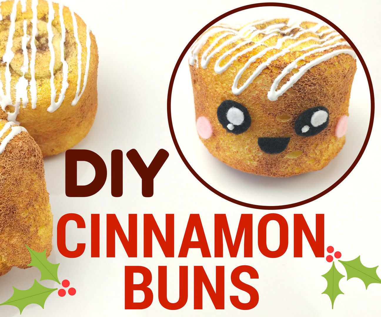 DIY Cinnamon Bun SQUISHY Tutorial/Kawaii Cinnamon Roll/ Easy Squishy