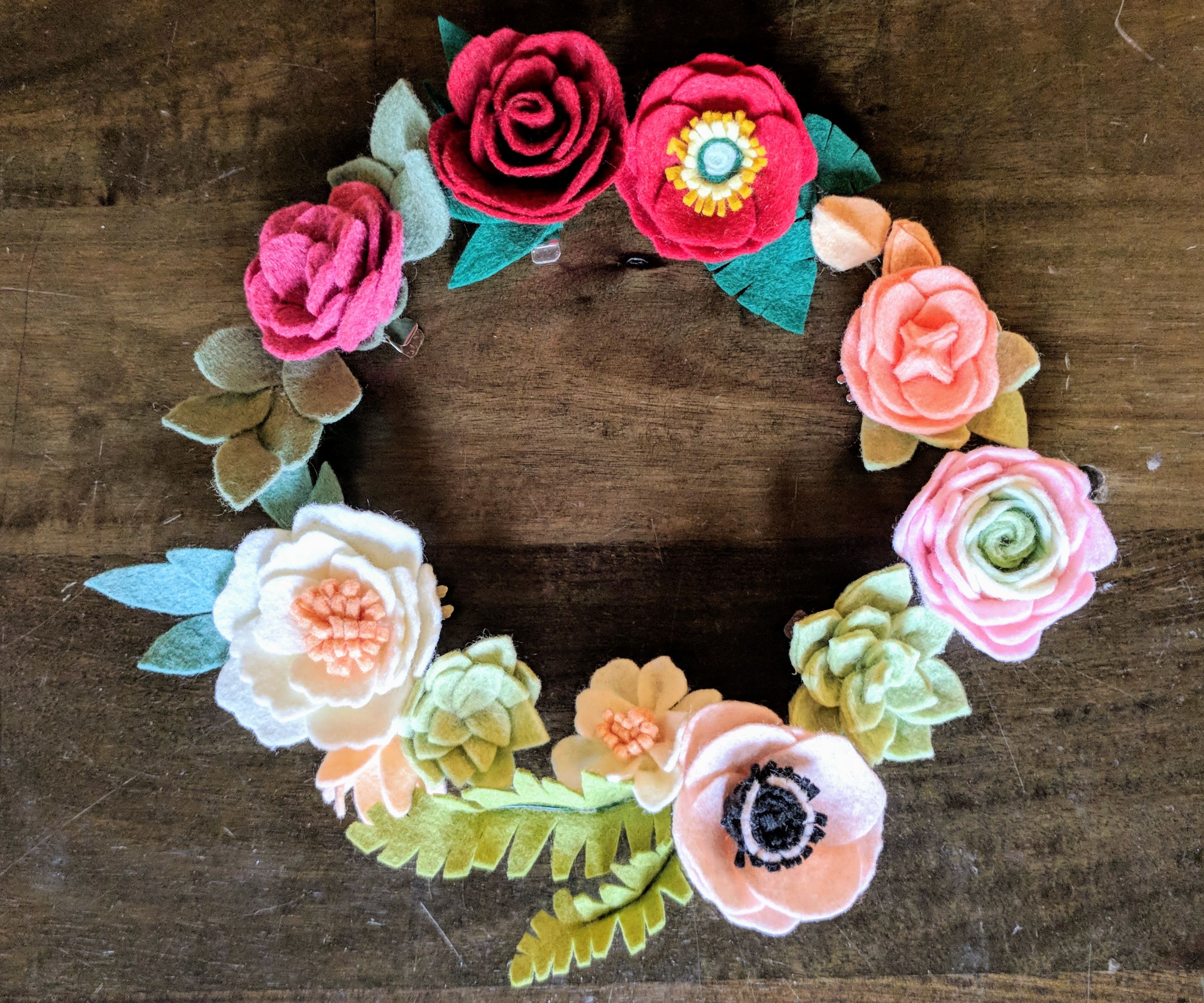 Felt Flower Crowns