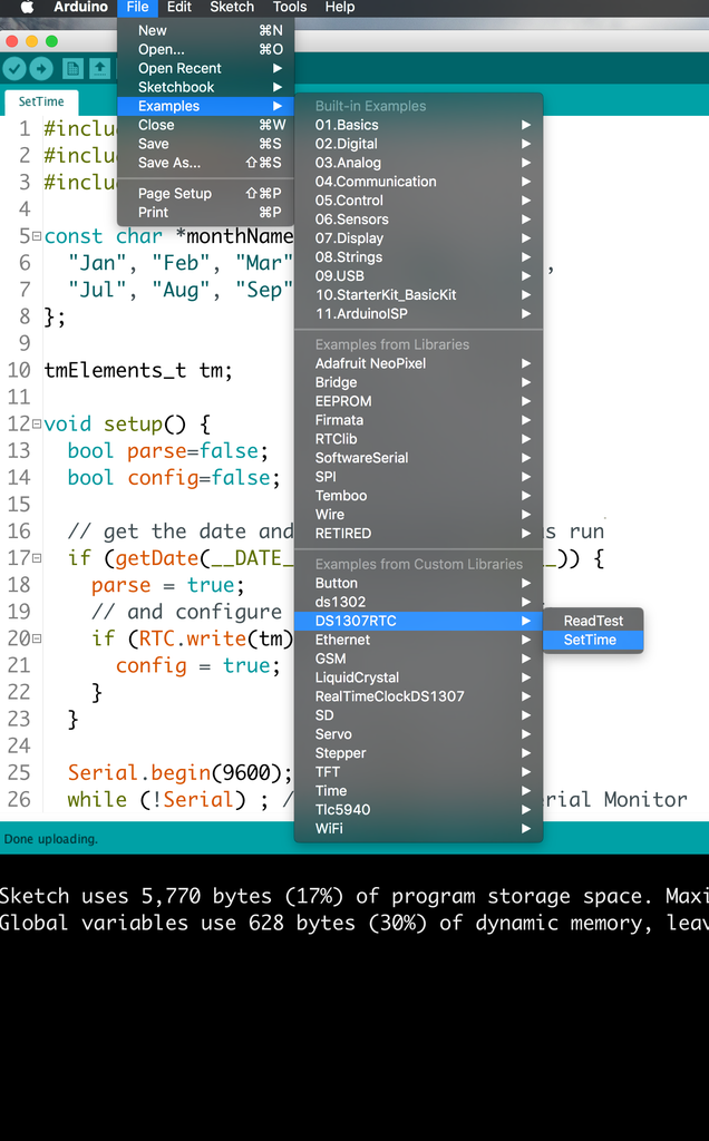 Ds1307 RTC Module for Arduino : 4 Steps - Instructables