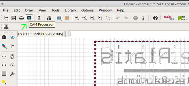 Generate the Gerber Files in Eagle