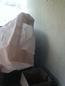 Cut a Hole in the Paper Bag